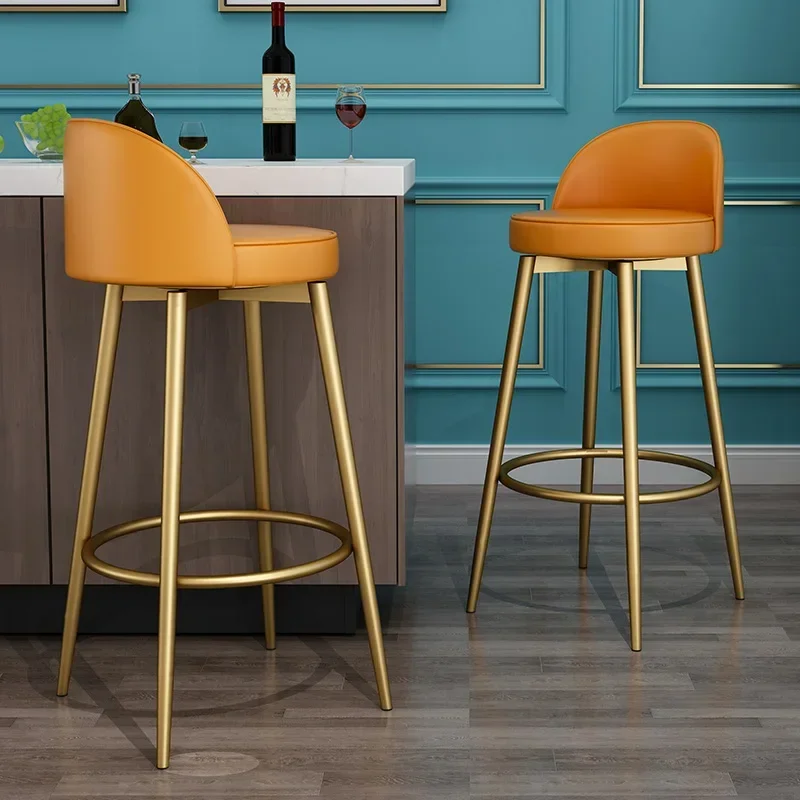 Interior Design Kitchen Modern - لتصميم كرسي المطبخ تصميم فاخر برتقالي