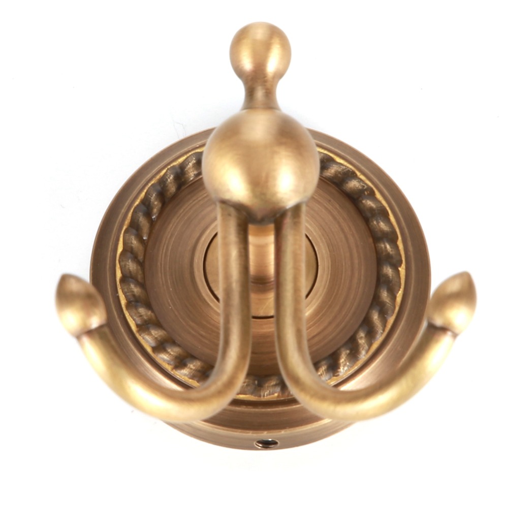 Antique Brass Hook - خطاف تعليق من النحاس لتثبيت المناشف