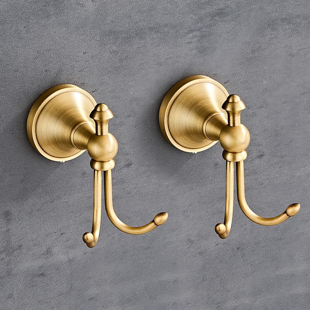 Antique Brass Hook - خطاف منشفة نحاسي عتيق، خطاف معطف