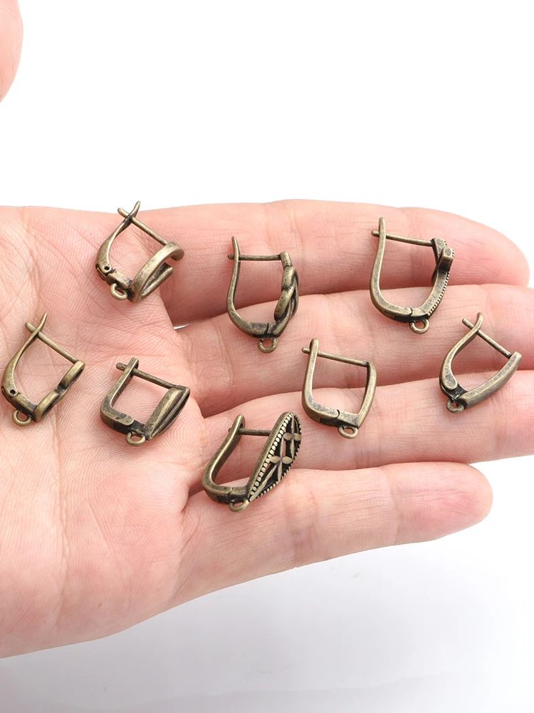 1 زوج جديد الصليب العتيقة برون - مراجعة Antique Brass Hook وسعره