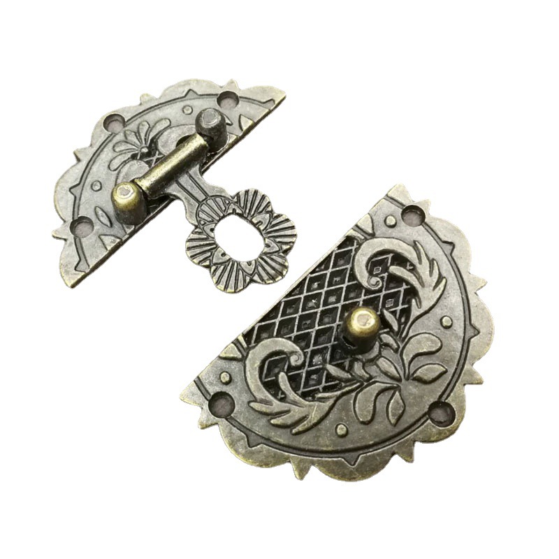 4 قطع/مجموعة قفل مشبك نحاسي عت - مراجعة Antique Brass Hook وسعره