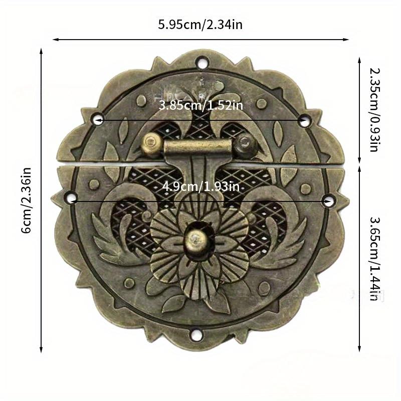 4 قطع/مجموعة قفل مشبك نحاسي عت - مراجعة Antique Brass Hook وسعره