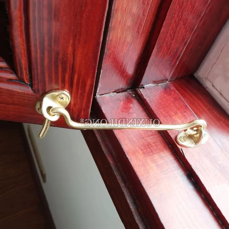 8 قطع من خطافات القفل العتيقة  - مراجعة Antique Brass Hook وسعره