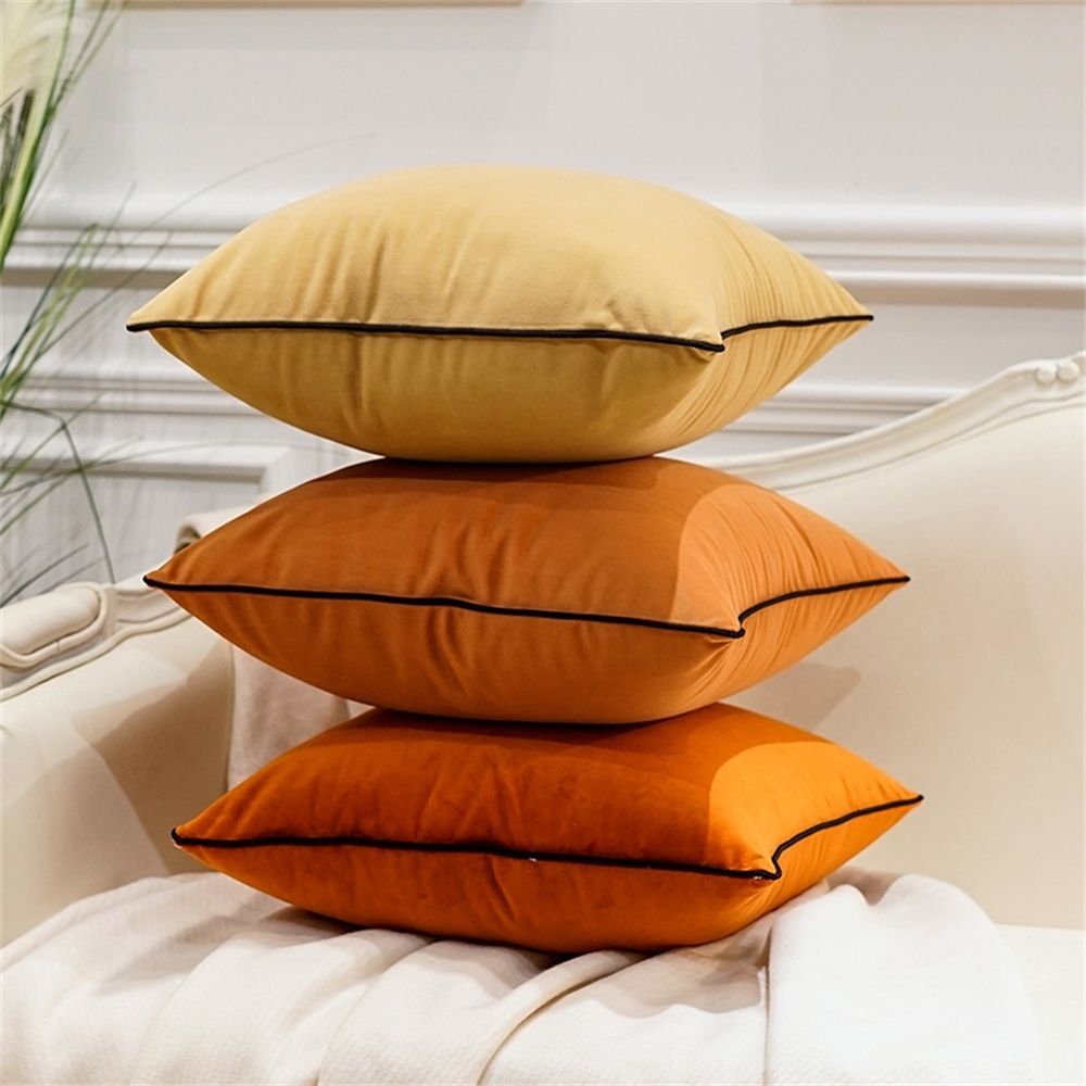 الشمال لون نقي الفانيلا المخمل - مراجعة Velvet Cushion Cover وسعره