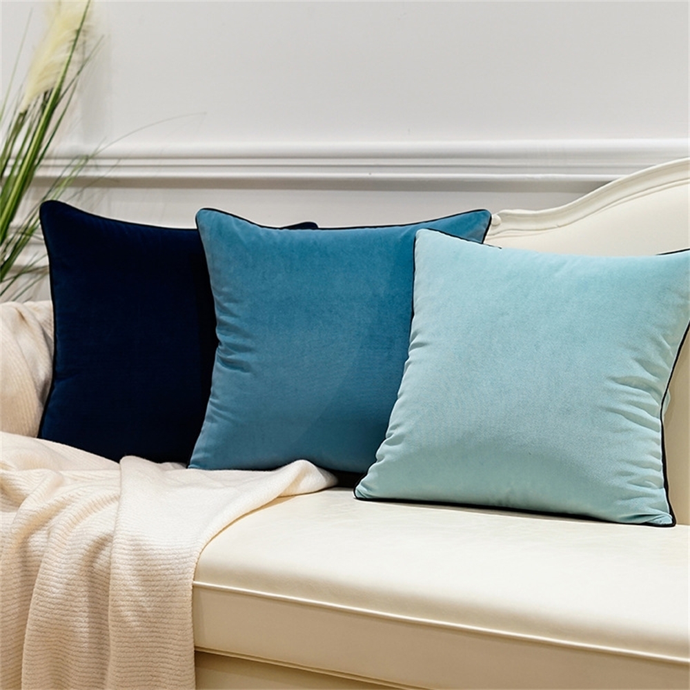 الشمال لون نقي الفانيلا المخمل - مراجعة Velvet Cushion Cover وسعره