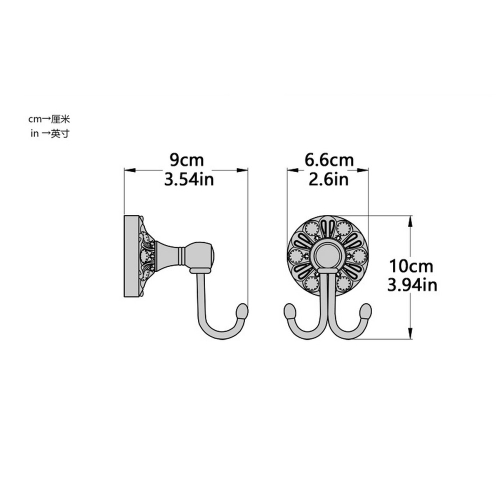 خطافات ملابس نحاسية عتيقة مثبت - مراجعة Antique Brass Hook وسعره