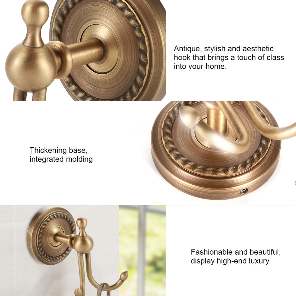 خطاف تعليق من النحاس لتثبيت ال - مراجعة Antique Brass Hook وسعره