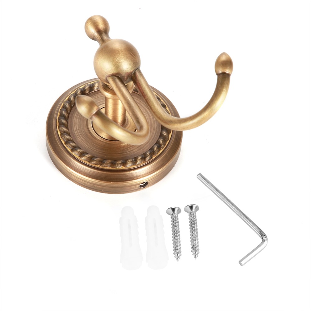خطاف تعليق من النحاس لتثبيت ال - مراجعة Antique Brass Hook وسعره
