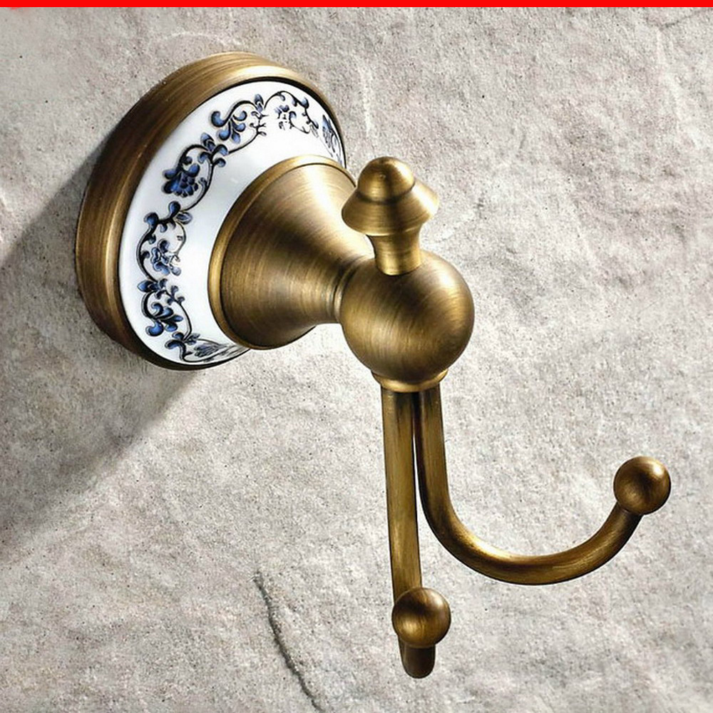 حامل حائط نحاسي عتيق مع خطافات - مراجعة Antique Brass Hook وسعره