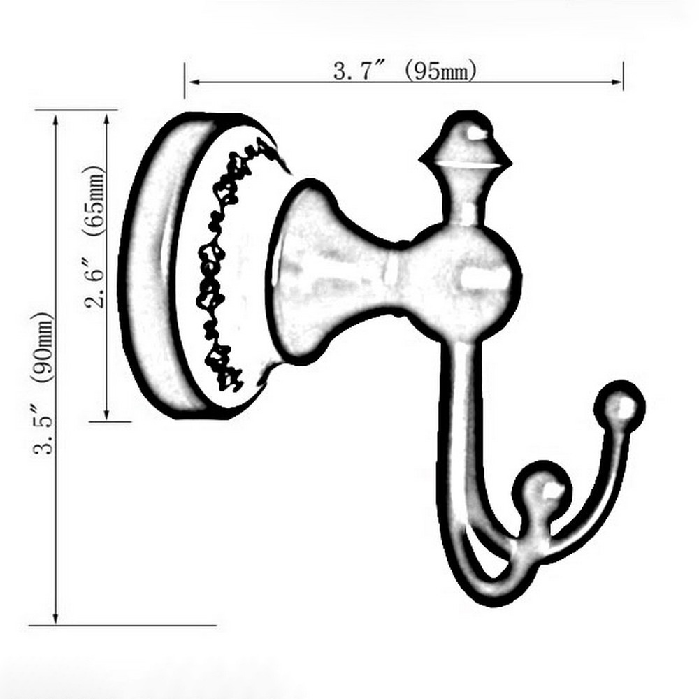 حامل حائط نحاسي عتيق مع خطافات - مراجعة Antique Brass Hook وسعره