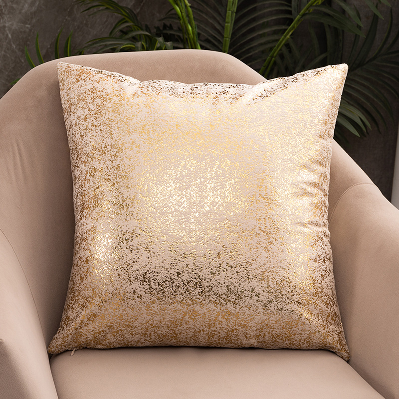 تصميم جديد الذهبي المخملية غطا - مراجعة Velvet Cushion Cover وسعره
