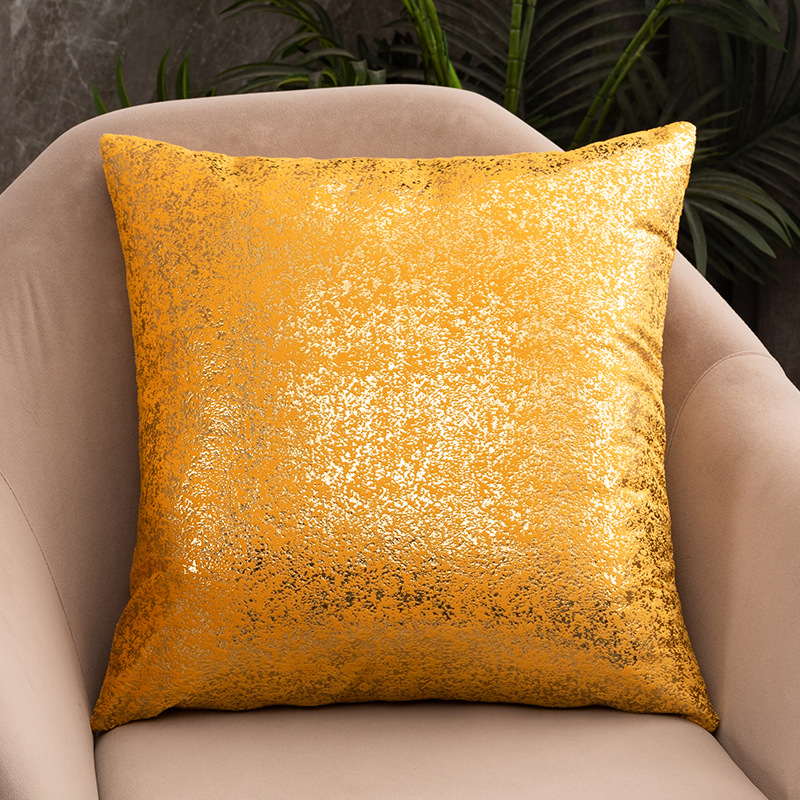 تصميم جديد الذهبي المخملية غطا - مراجعة Velvet Cushion Cover وسعره